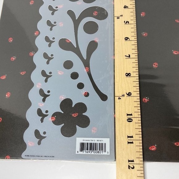 Floral Flower Stencil Scrapbook Crafts - Picture 2 of 6